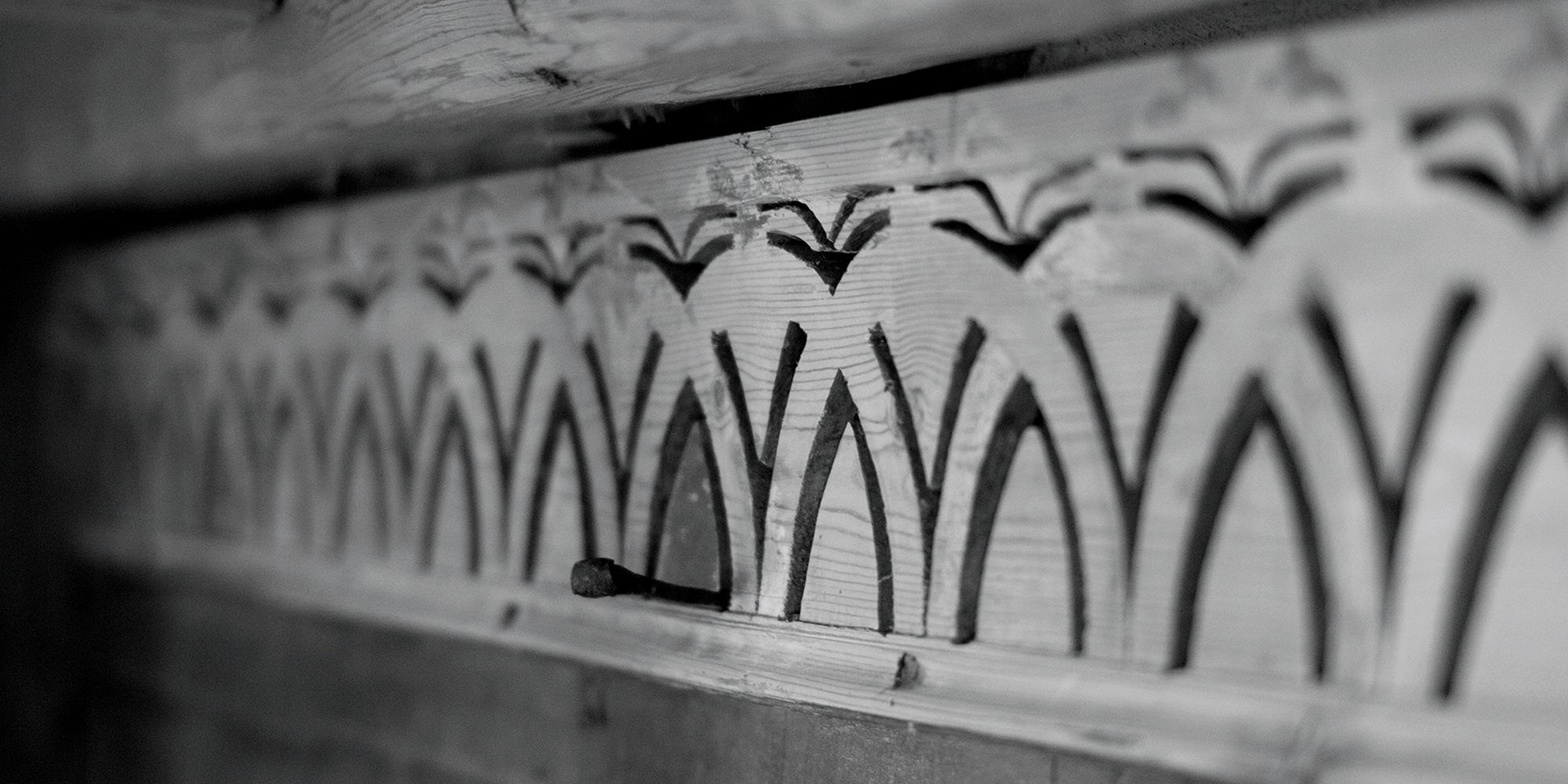 Hustad church - interior details