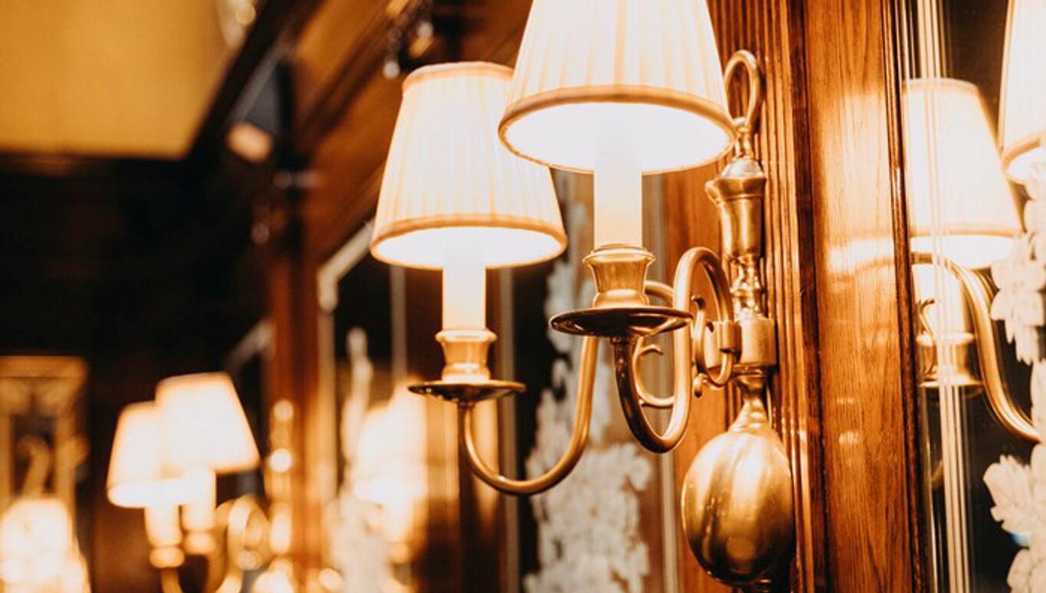 Lamper på Bristol Grill