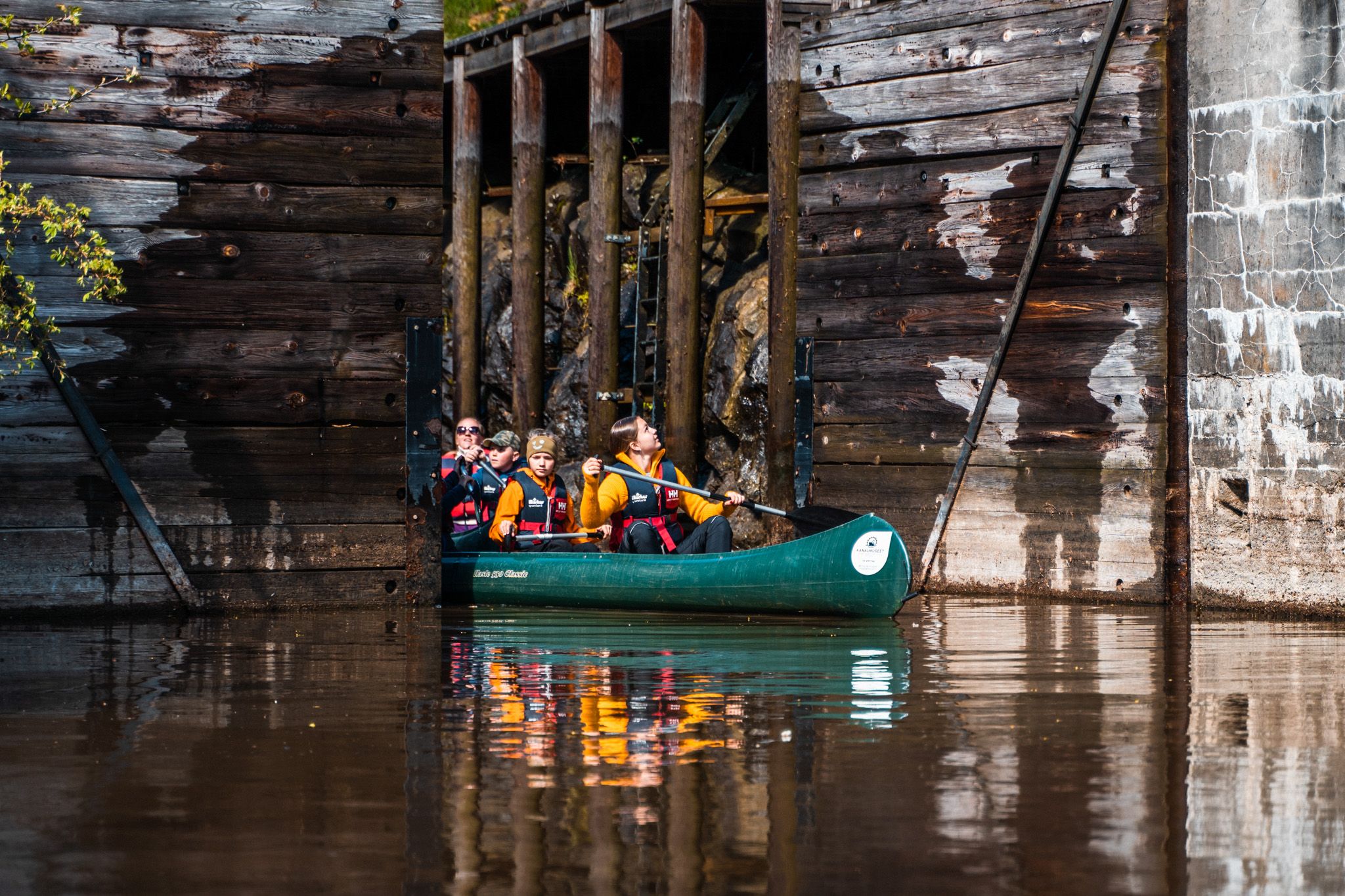 Kanopadling Ørje sluser