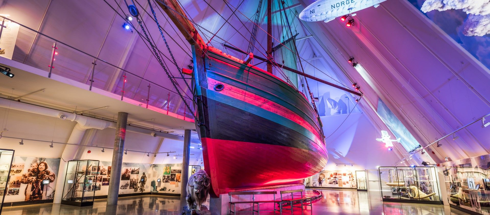 Ship Gjøa at the Fram Museum