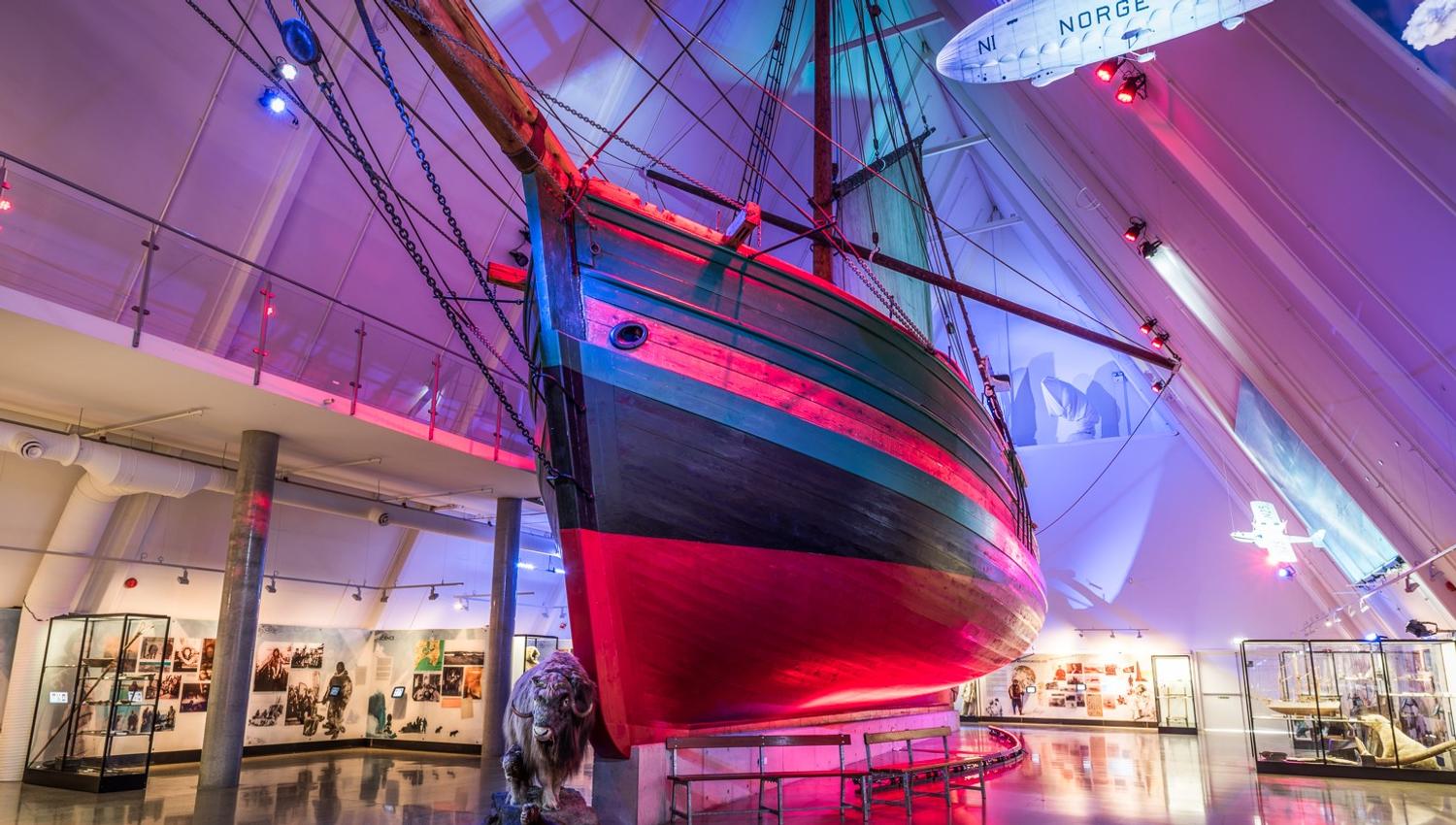 Ship Gjøa at the Fram Museum
