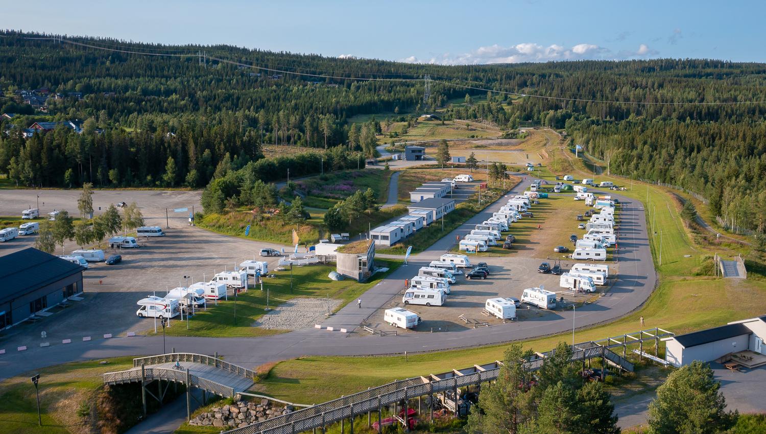 Camping i Lillehammer, Birkebeineren skistadion