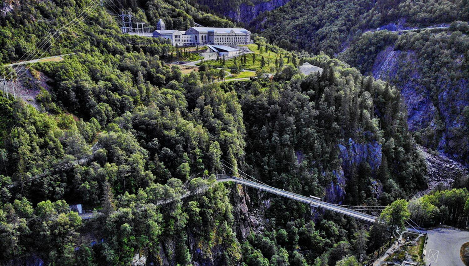Norsk industriarbeider Museum og hengebro