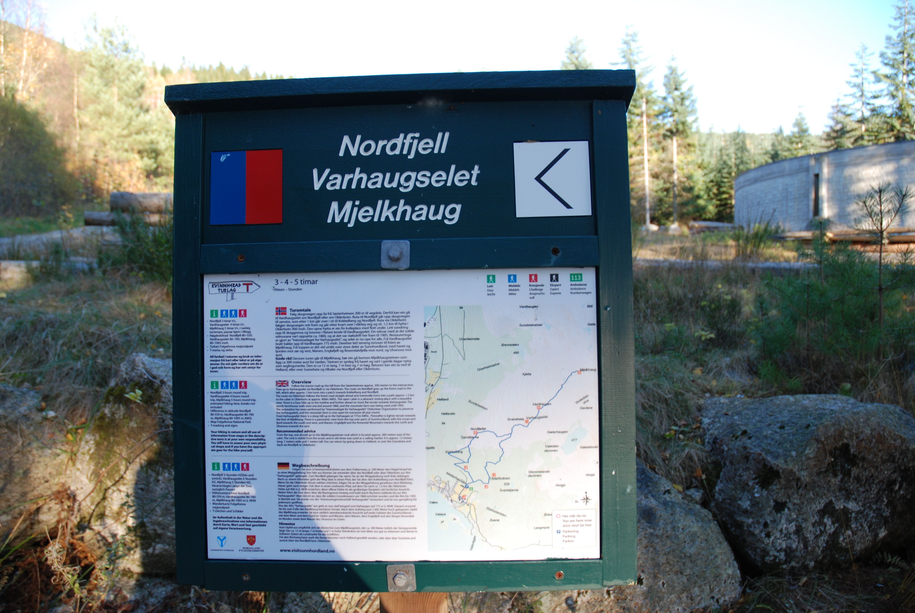 Hike from Nordfjell from Valen