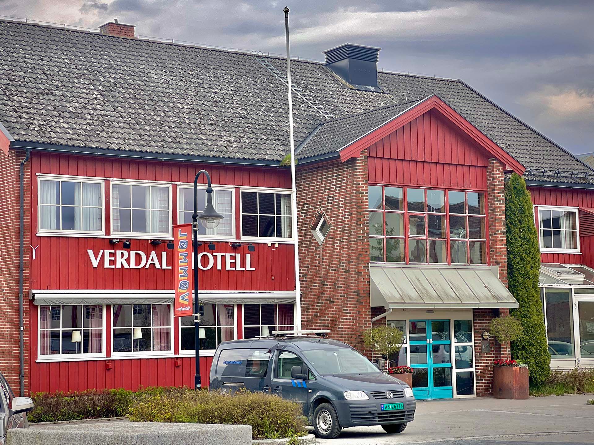 Verdal hotell utenfra