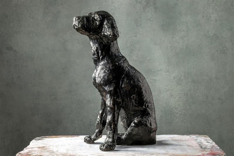 Sculpture of a dog