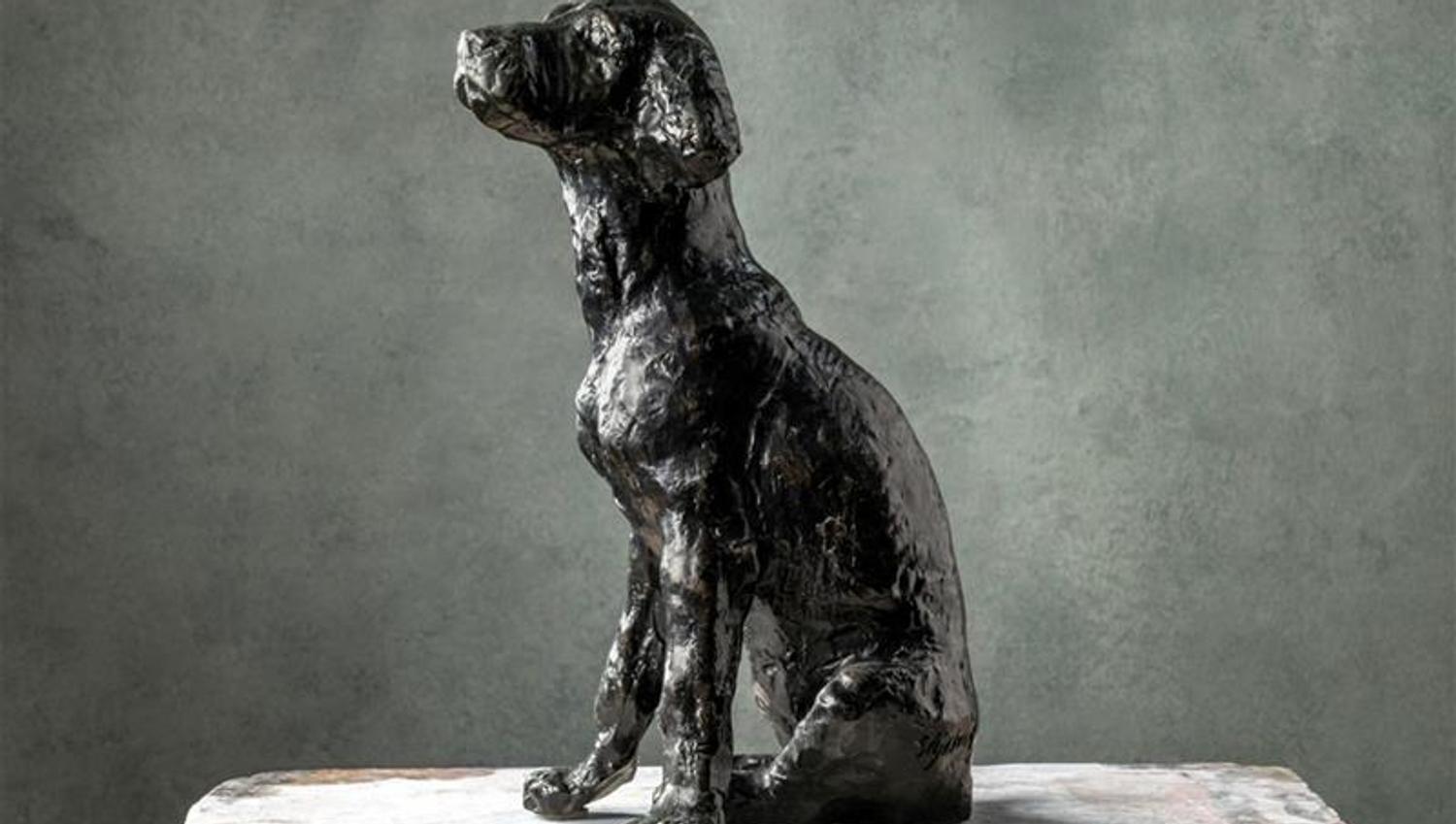 Sculpture of a dog