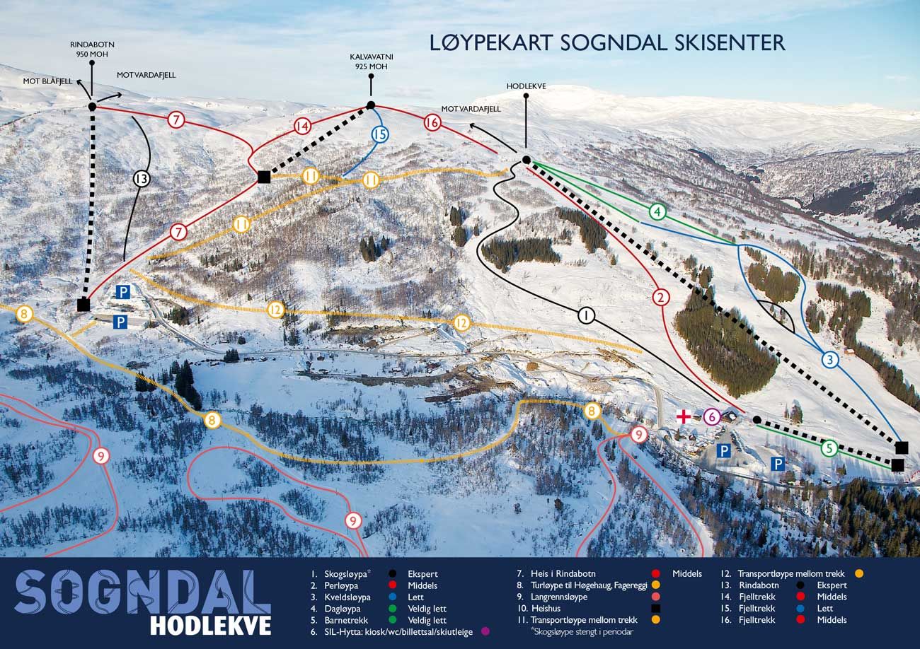 Sogndal Skisenter, Hodlekve