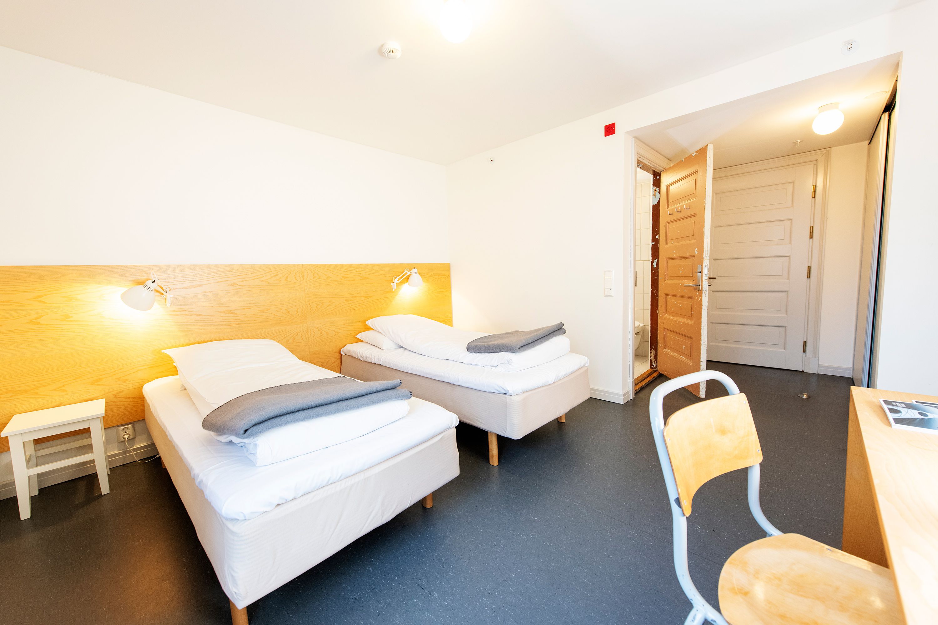 One of the rooms at the Falstad Centre