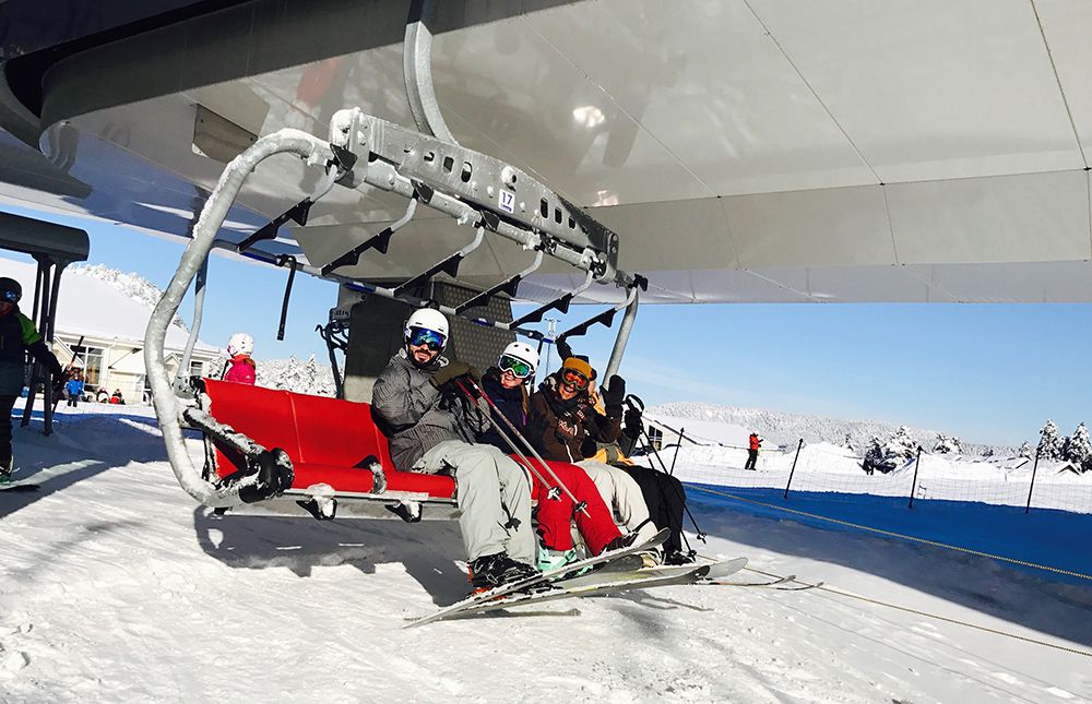 stolheis på Gautefall skisenter i Drangedal