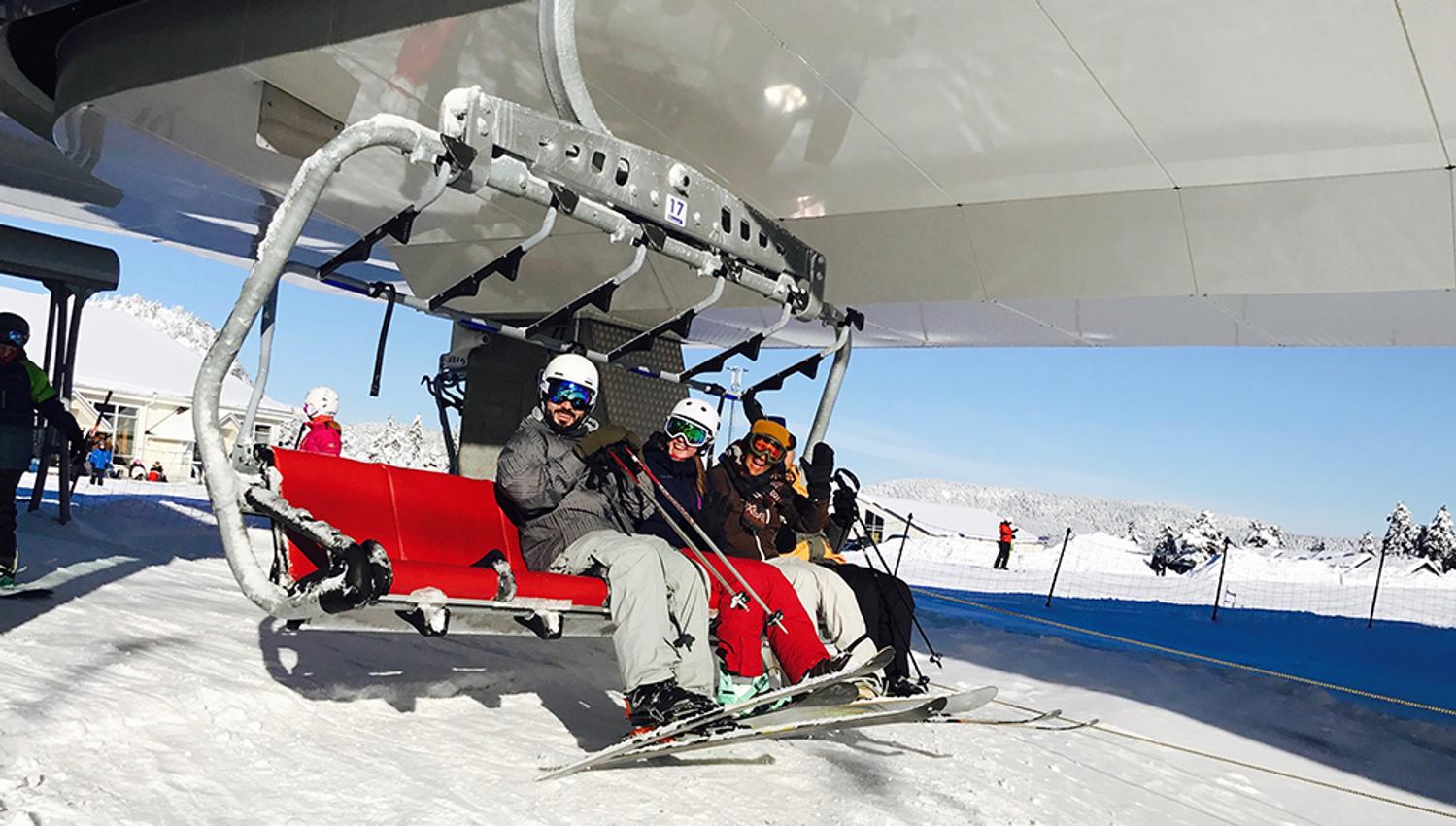 stolheis på Gautefall skisenter i Drangedal