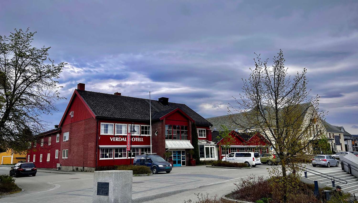Hotellet utenfra