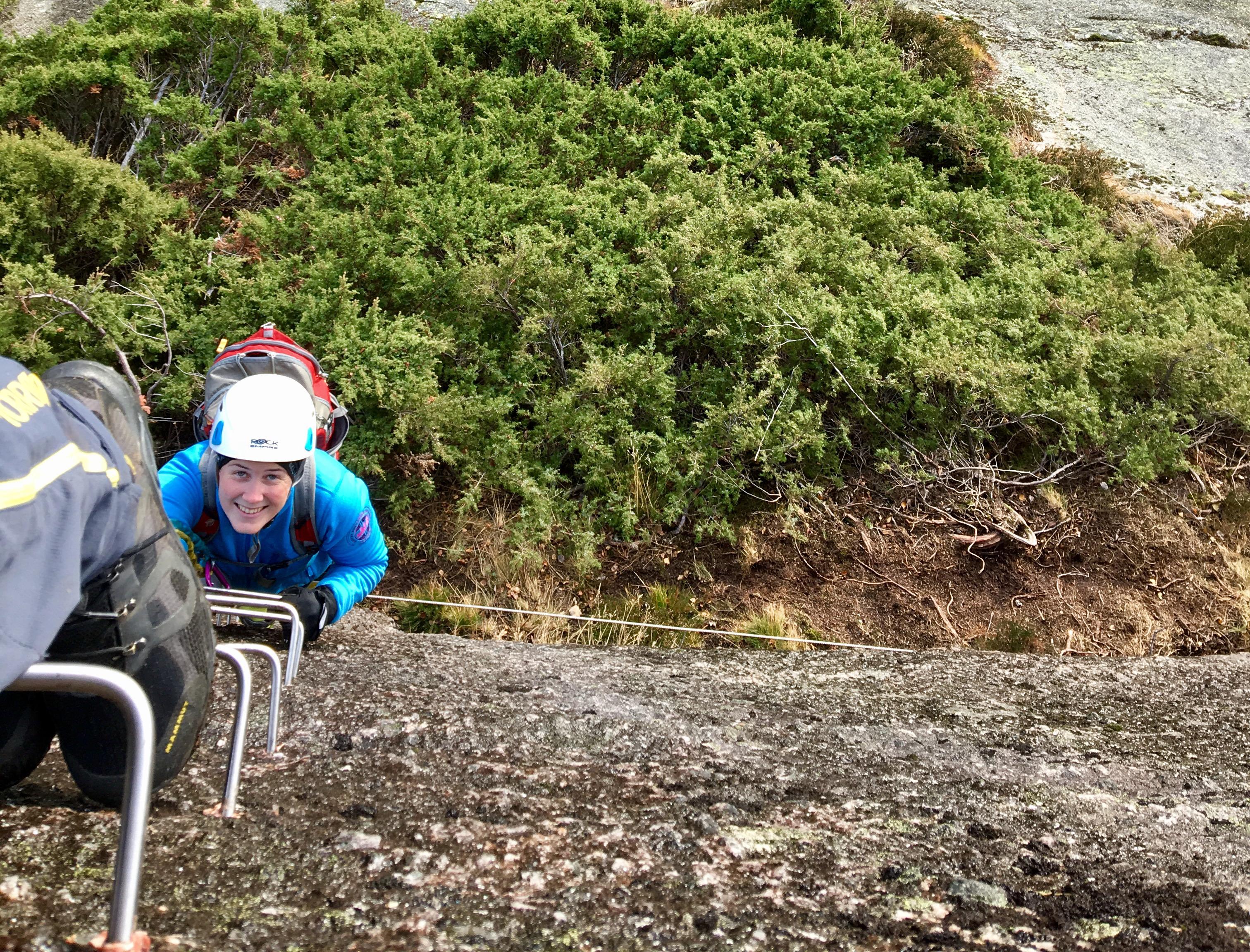 Noen steder går det rett opp