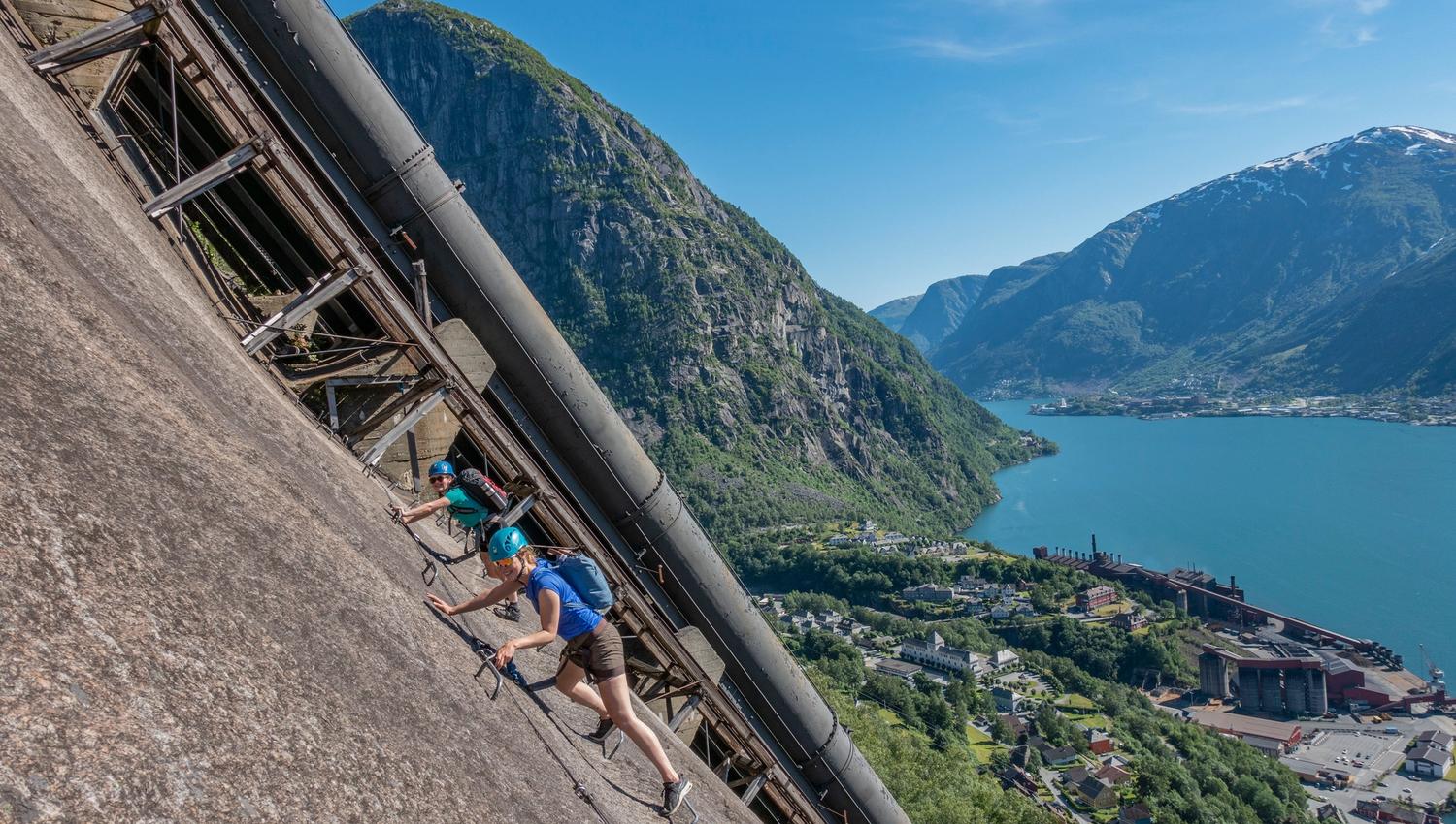 Tyssedal Via Ferrata.