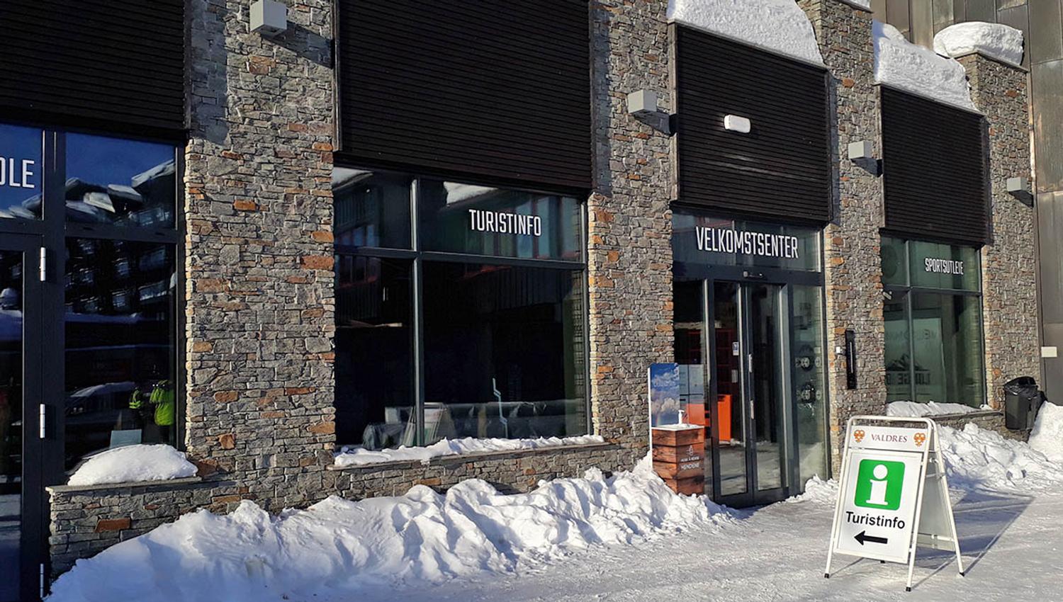 Beitostølen Turistkontor på det nye Velkomstsenteret på Beitostølen.