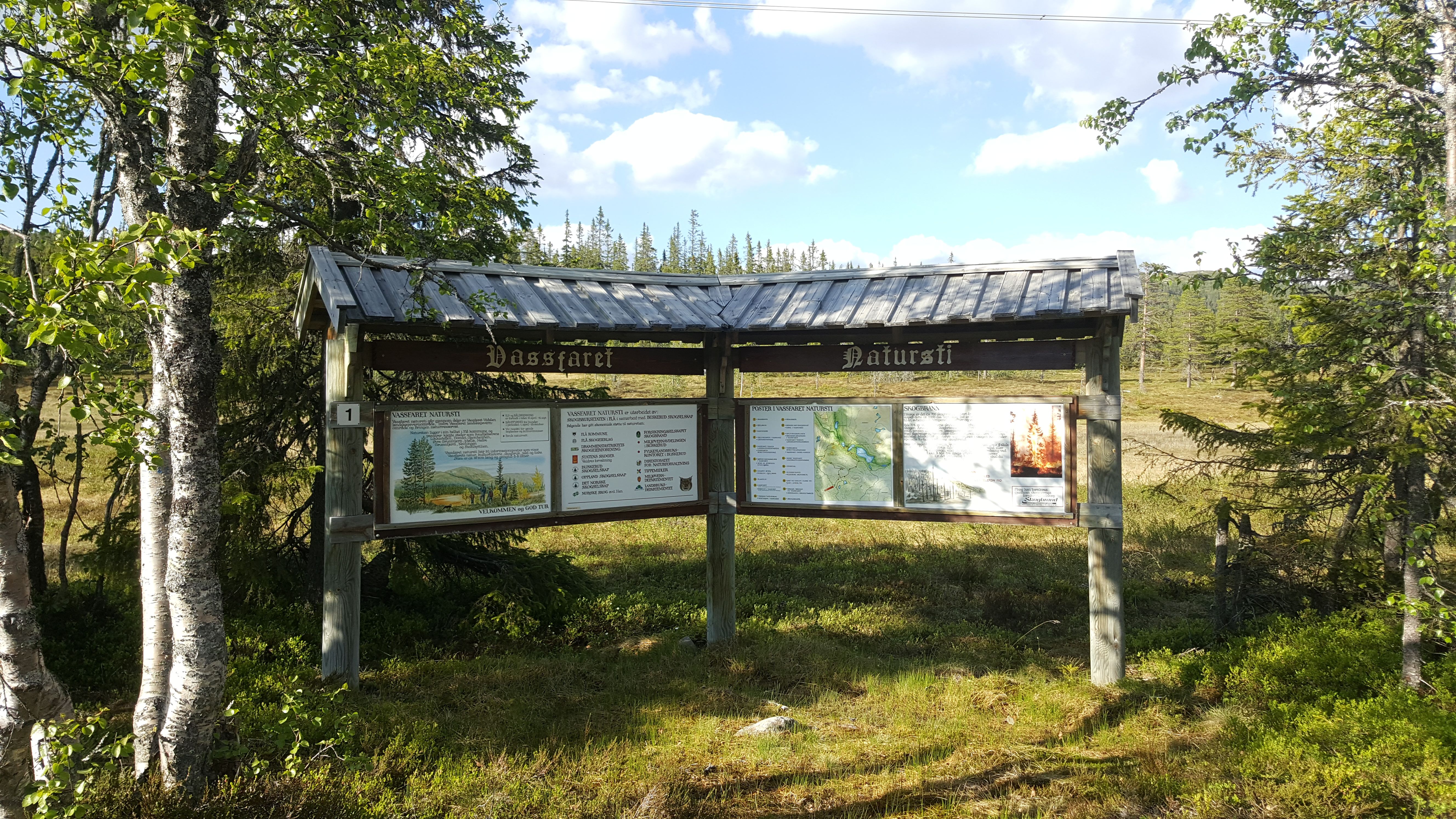 Vassfaret Natursti startpunkt