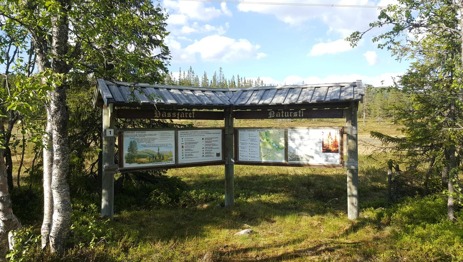 Vassfaret Natursti startpunkt