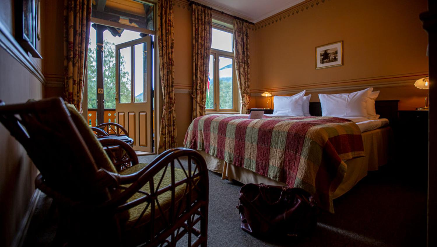 double room with balcony at Dalen Hotel