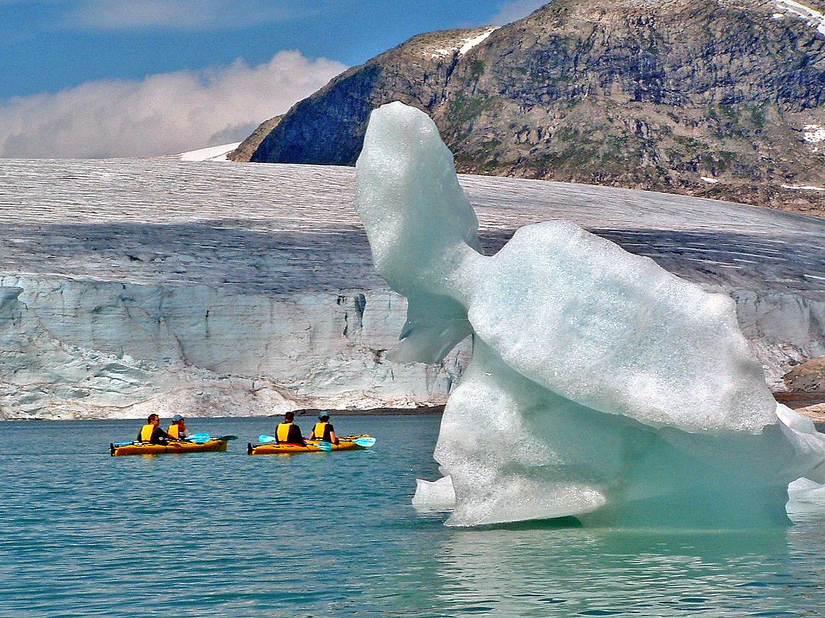 Kajakk på breisvatn