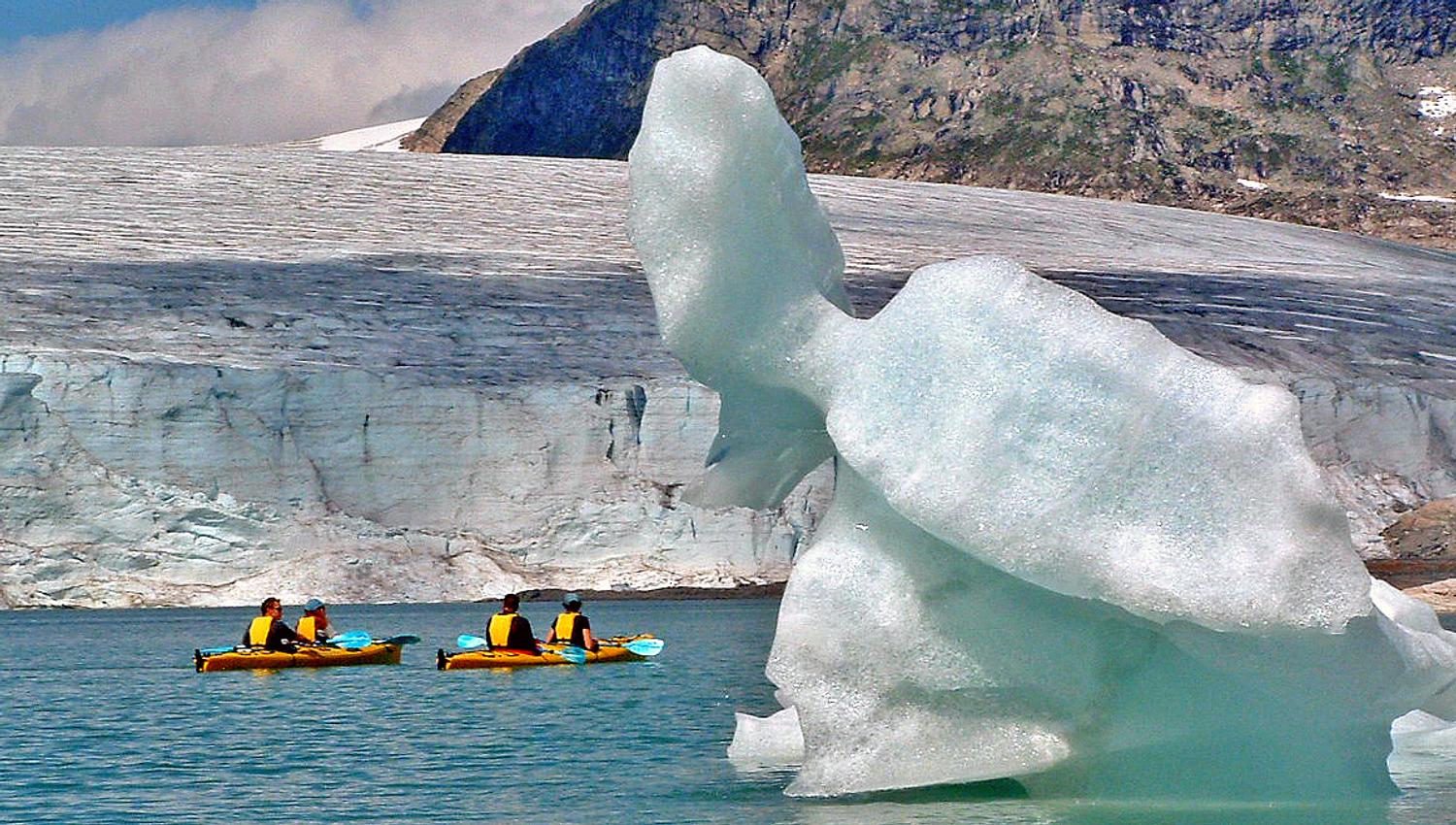 Kajakk på breisvatn