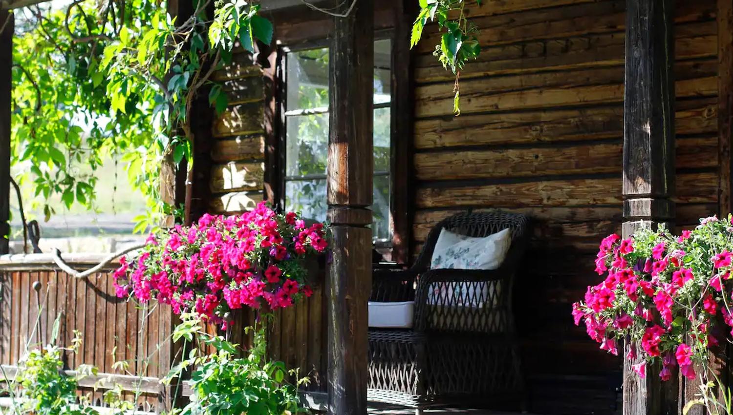 Verandaen til Villa Leonore på Helgøya