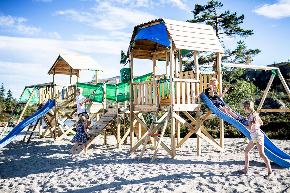 lekestativ på Straand Sommerland i Vrådal