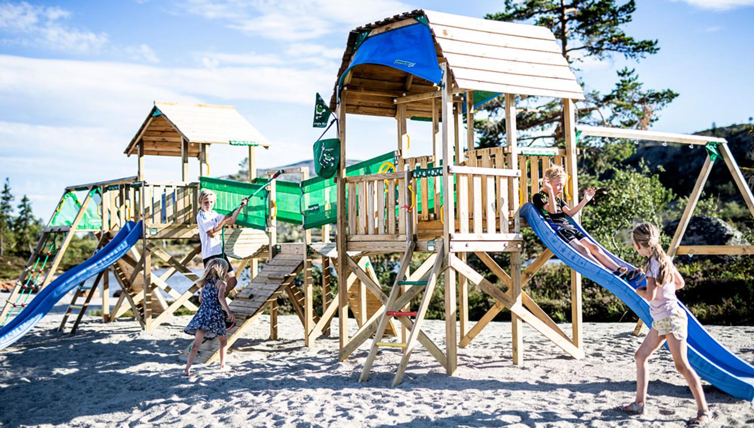 lekestativ på Straand Sommerland i Vrådal