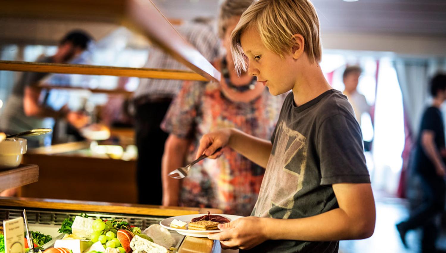 Buffet på Straand Hotel