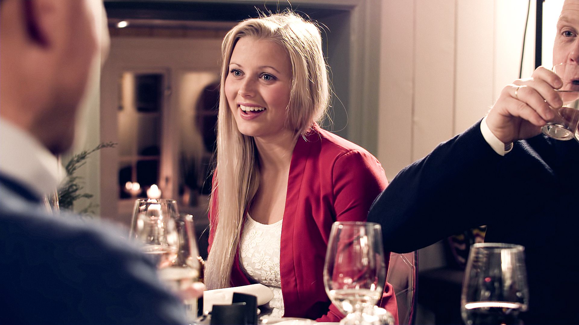 Hyggelig selskap på Kaffestuggu