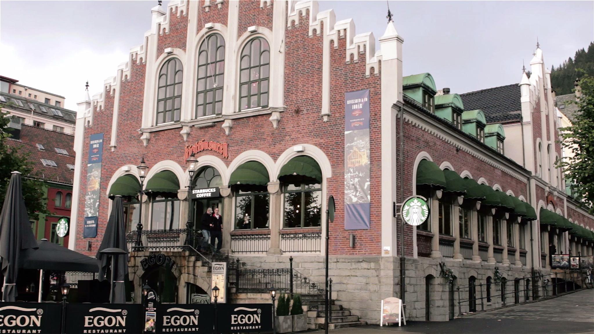 Starbucks Kjøttbasaren i Bergen sentrum