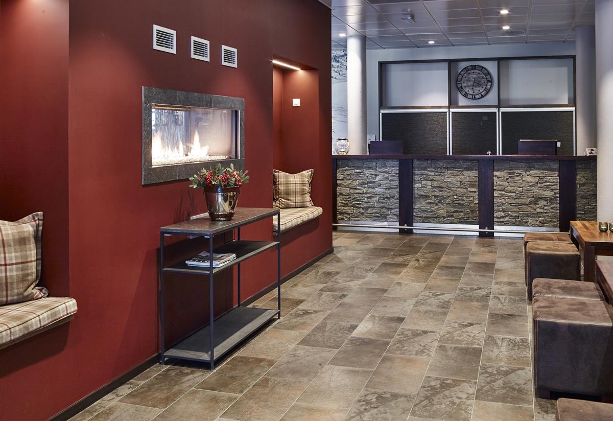 The reception Pellestova Hotel Hafjell