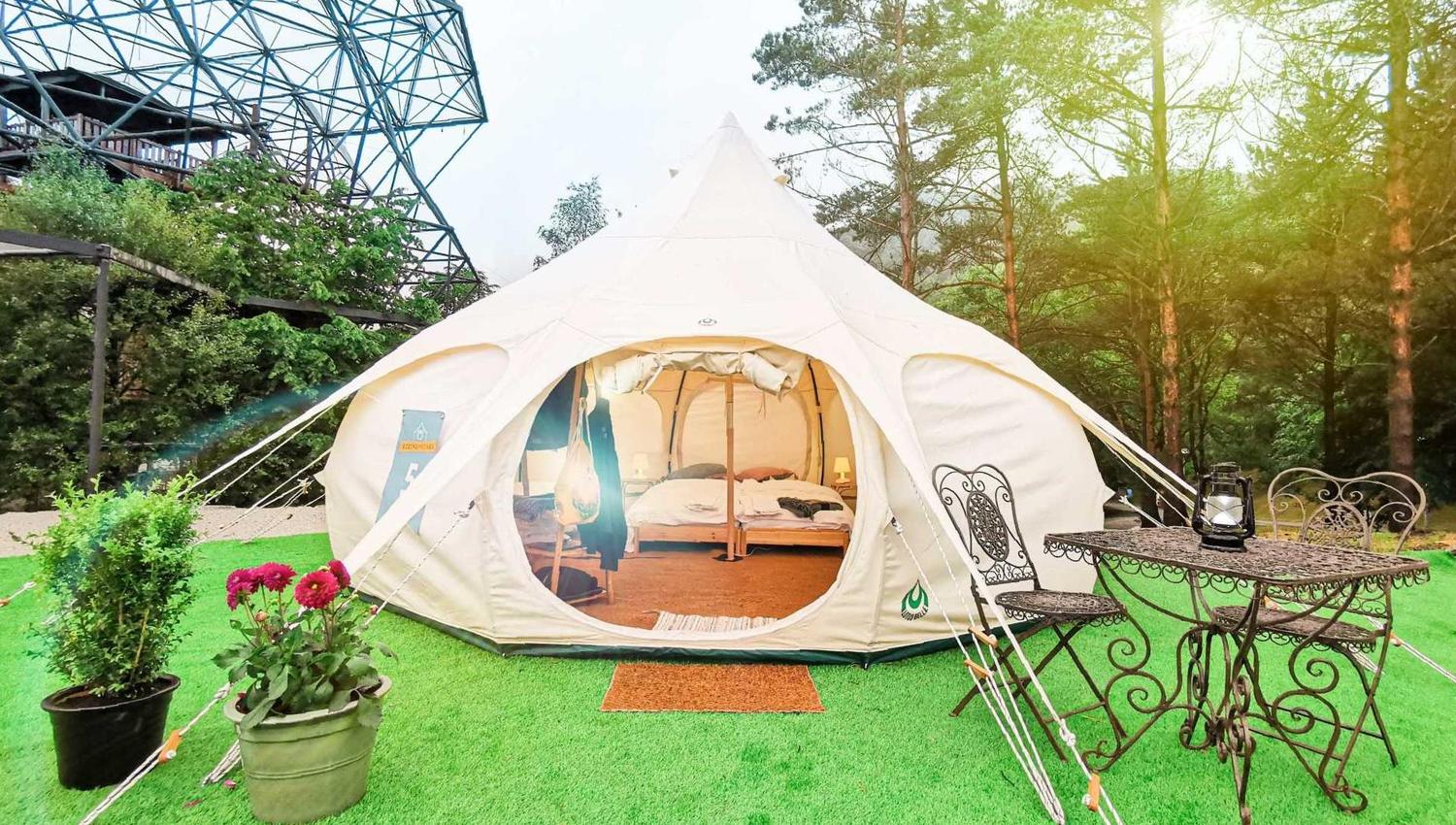 Camp together with Brumle and his friends!