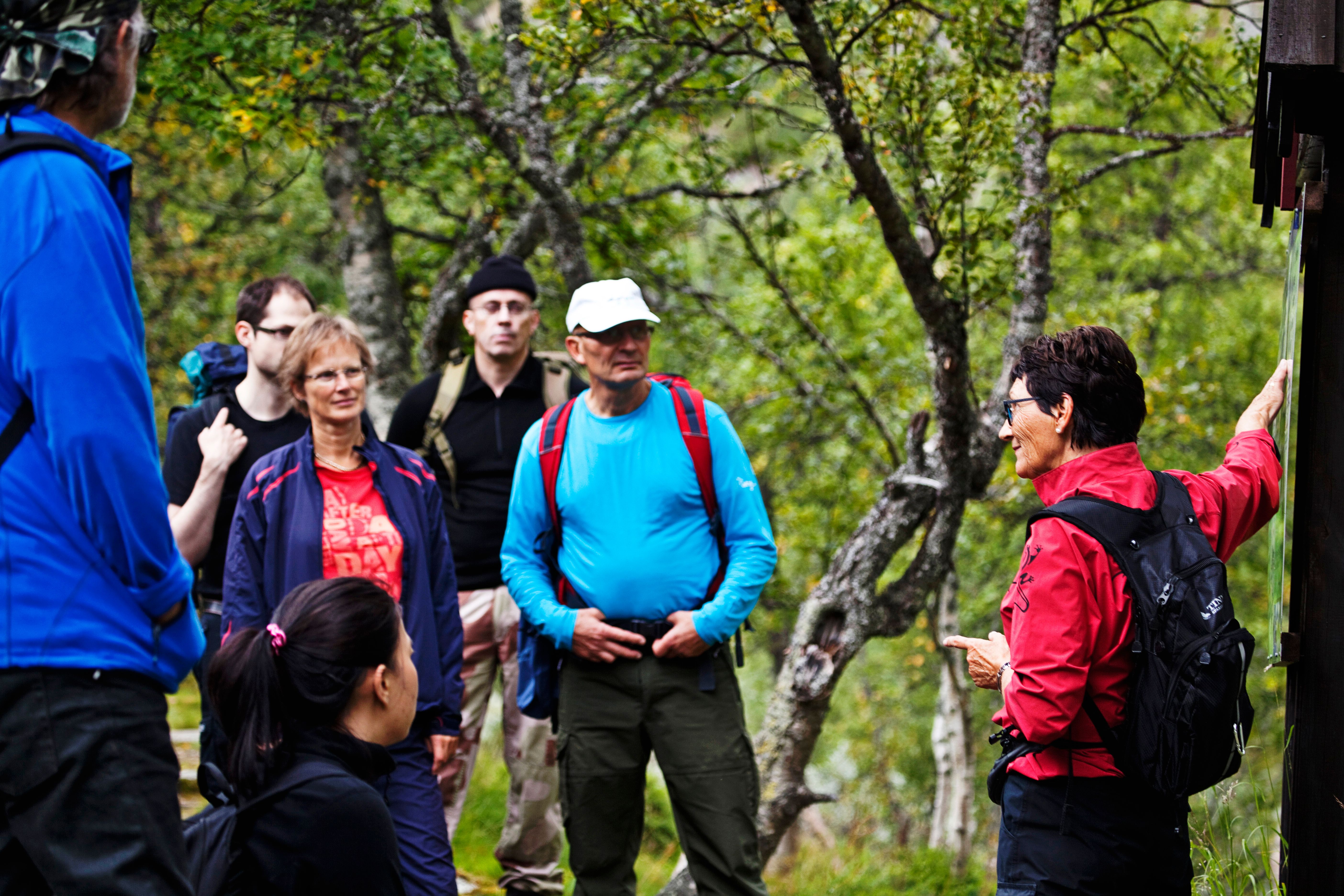 Sabotørstien kan enten gås med guide eller på egenhånd.