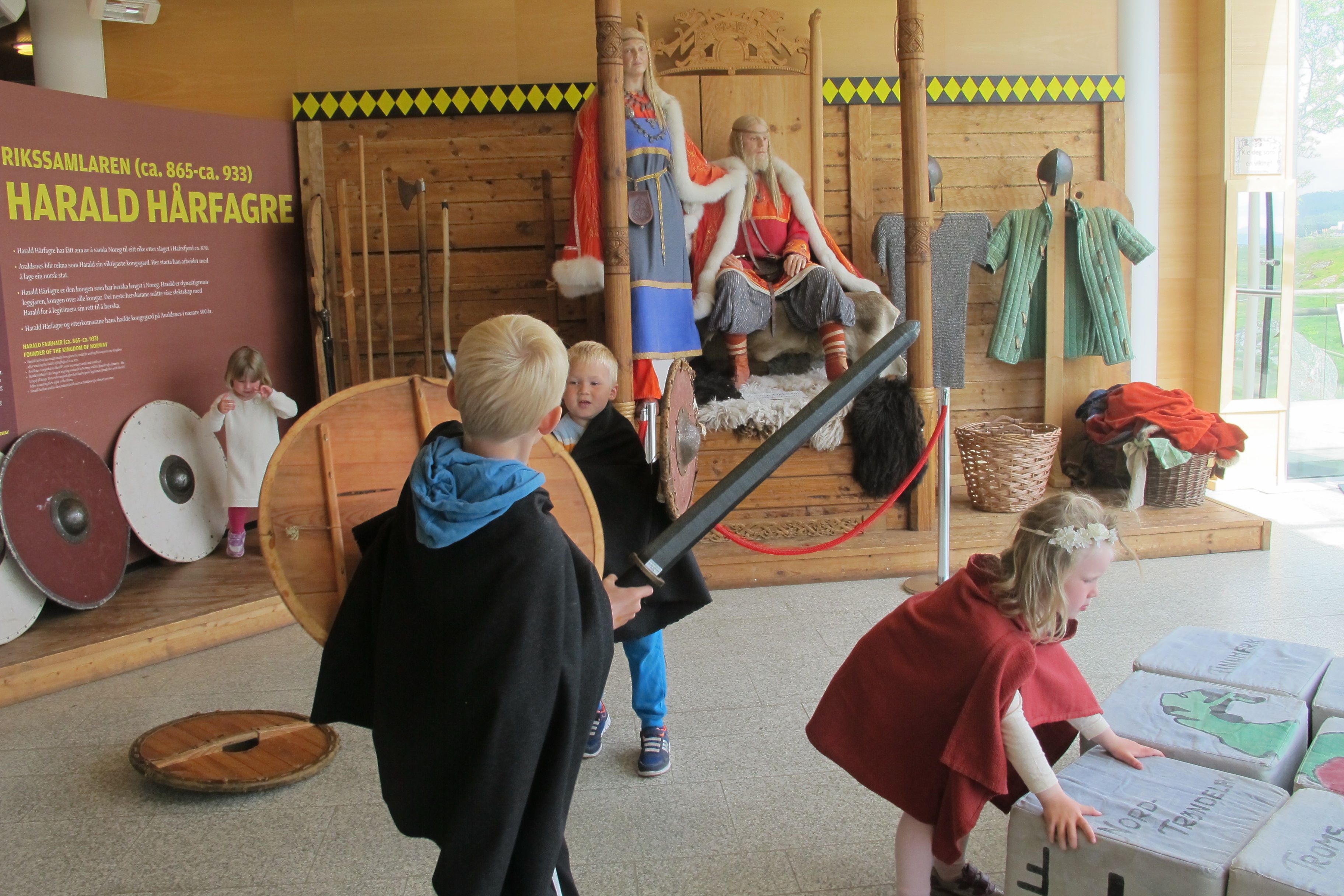 Children at Nordvegen History Centre
