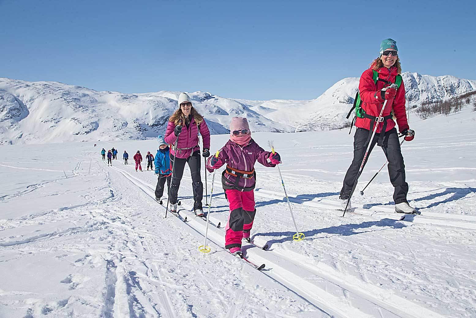 Cross country skiing in Hemsedal