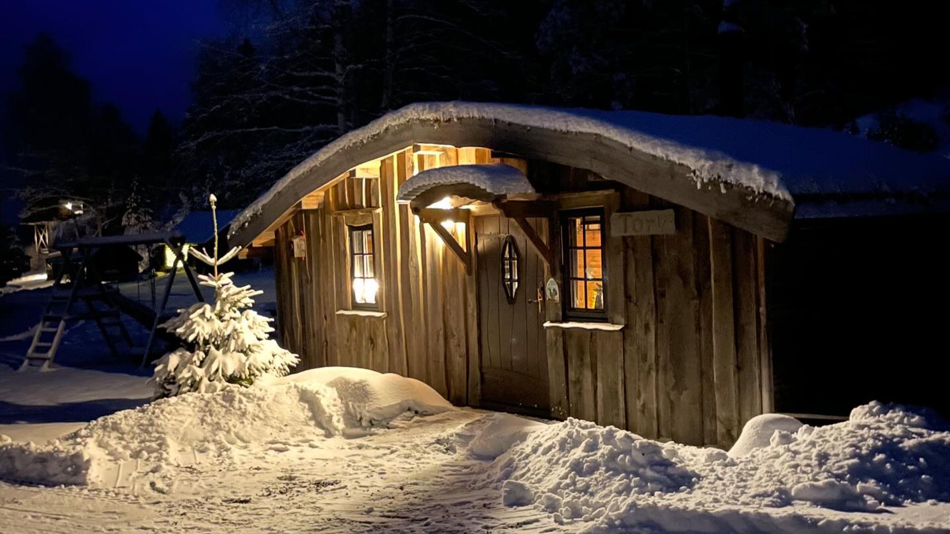 Vinter Mikrohyttene i Kragerø