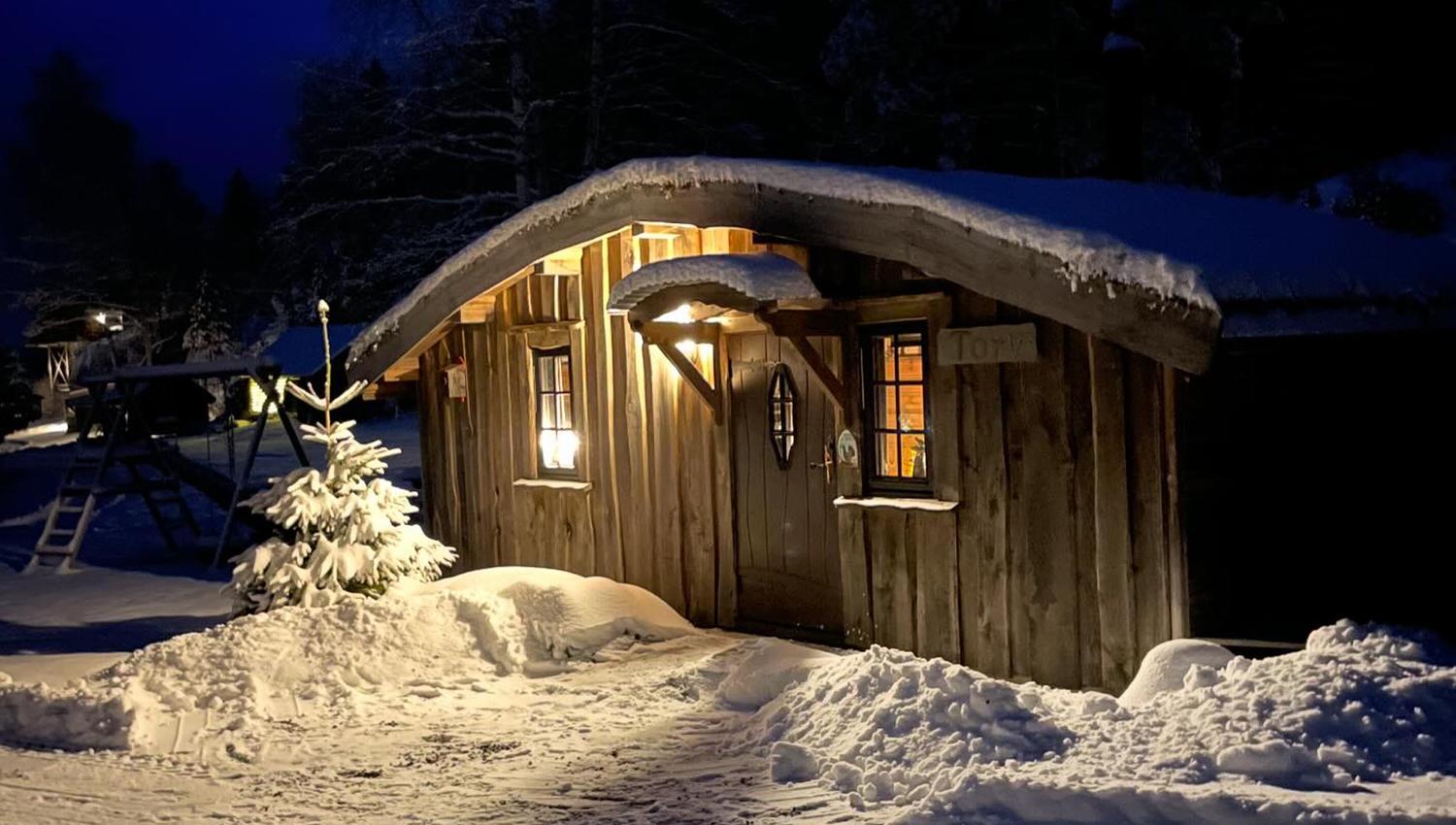 Vinter Mikrohyttene i Kragerø