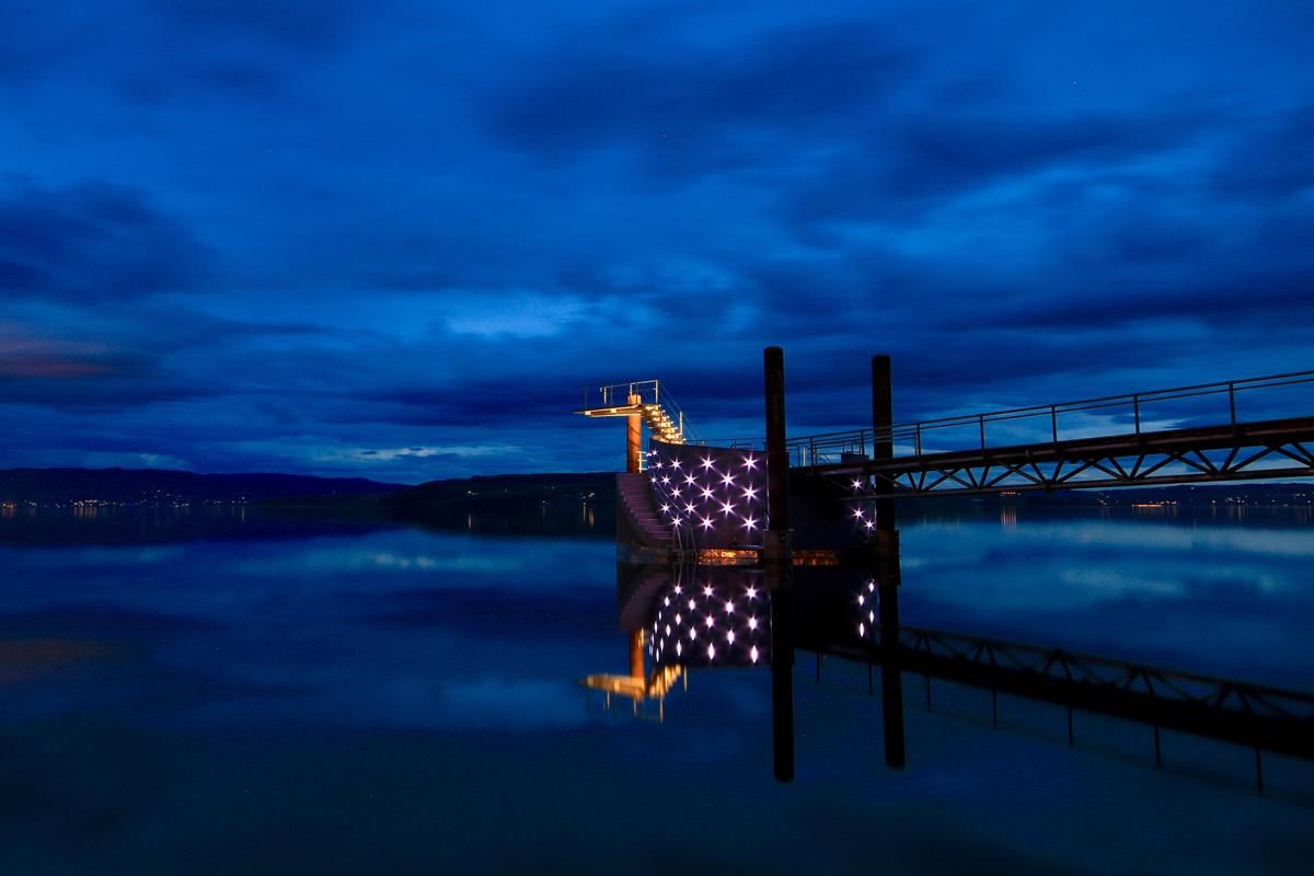 Stupetårnet Hamar natt