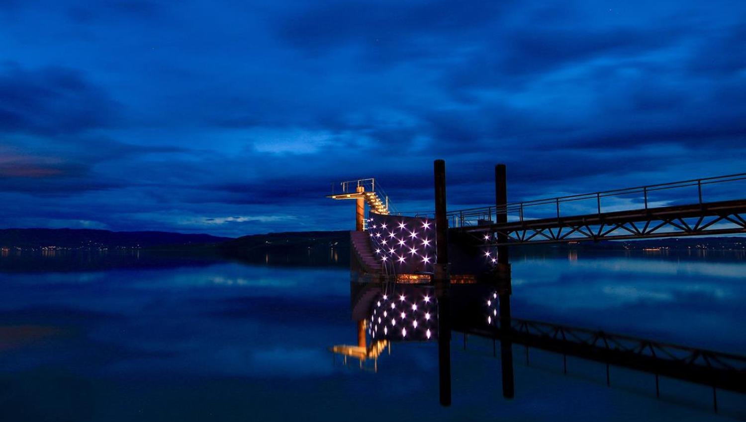 Stupetårnet Hamar natt