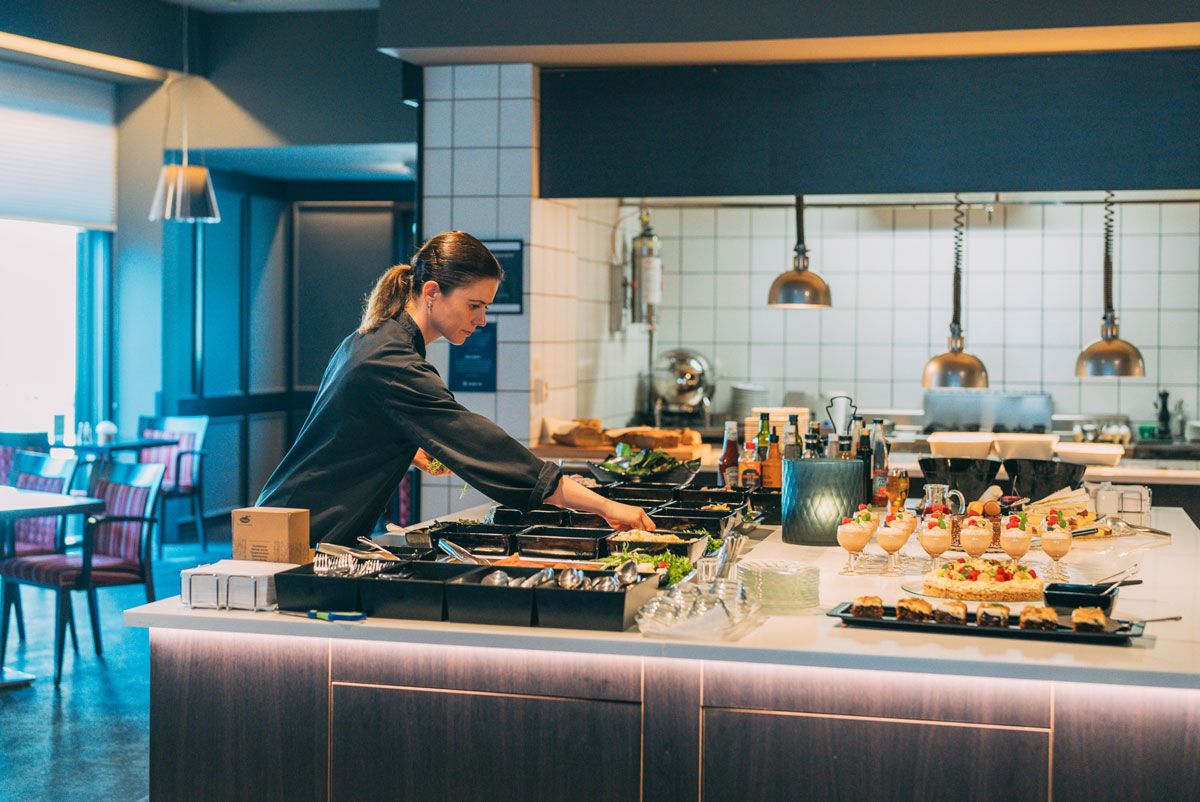 buffet på Hotell Vic