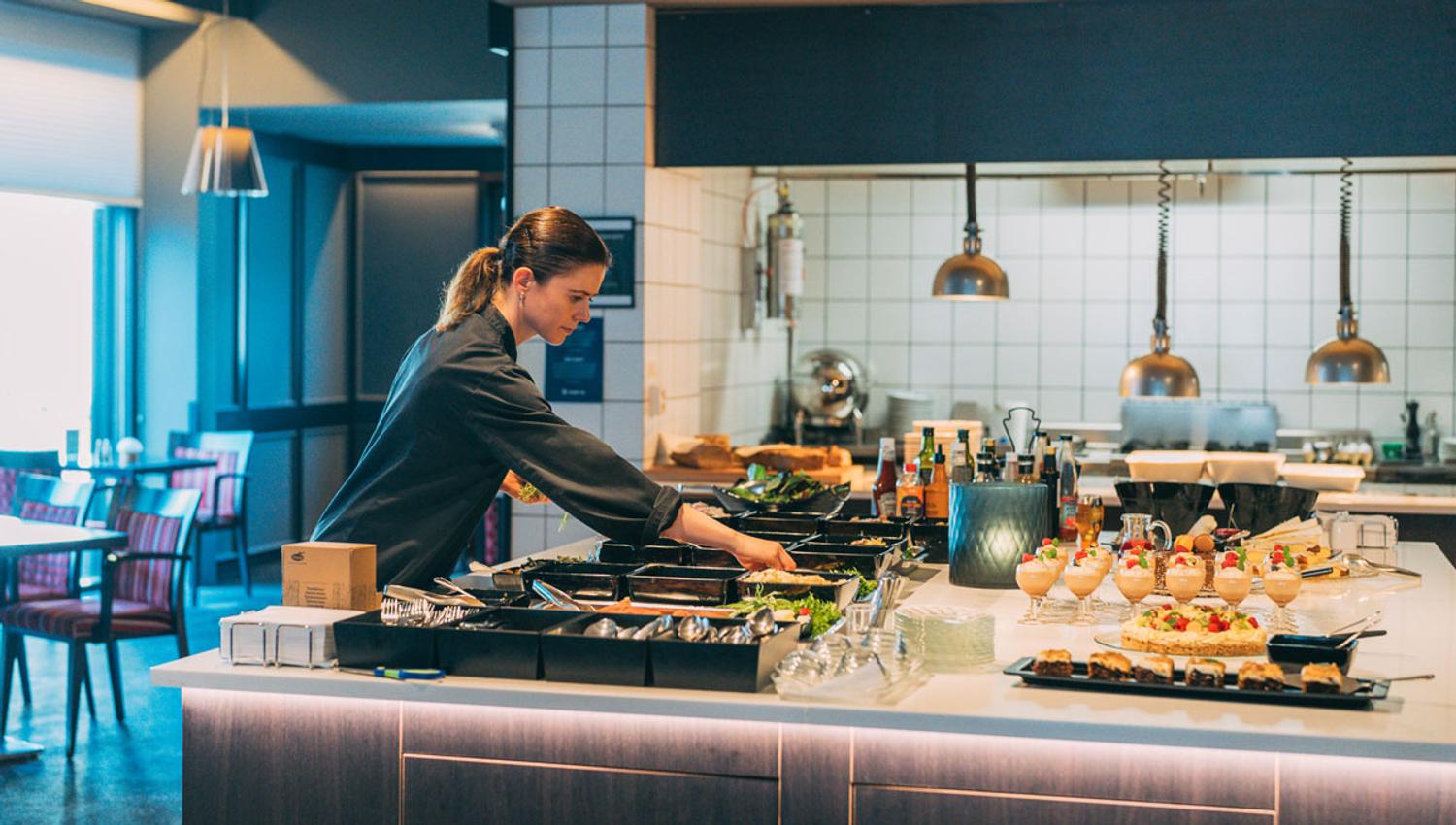 buffet på Hotell Vic