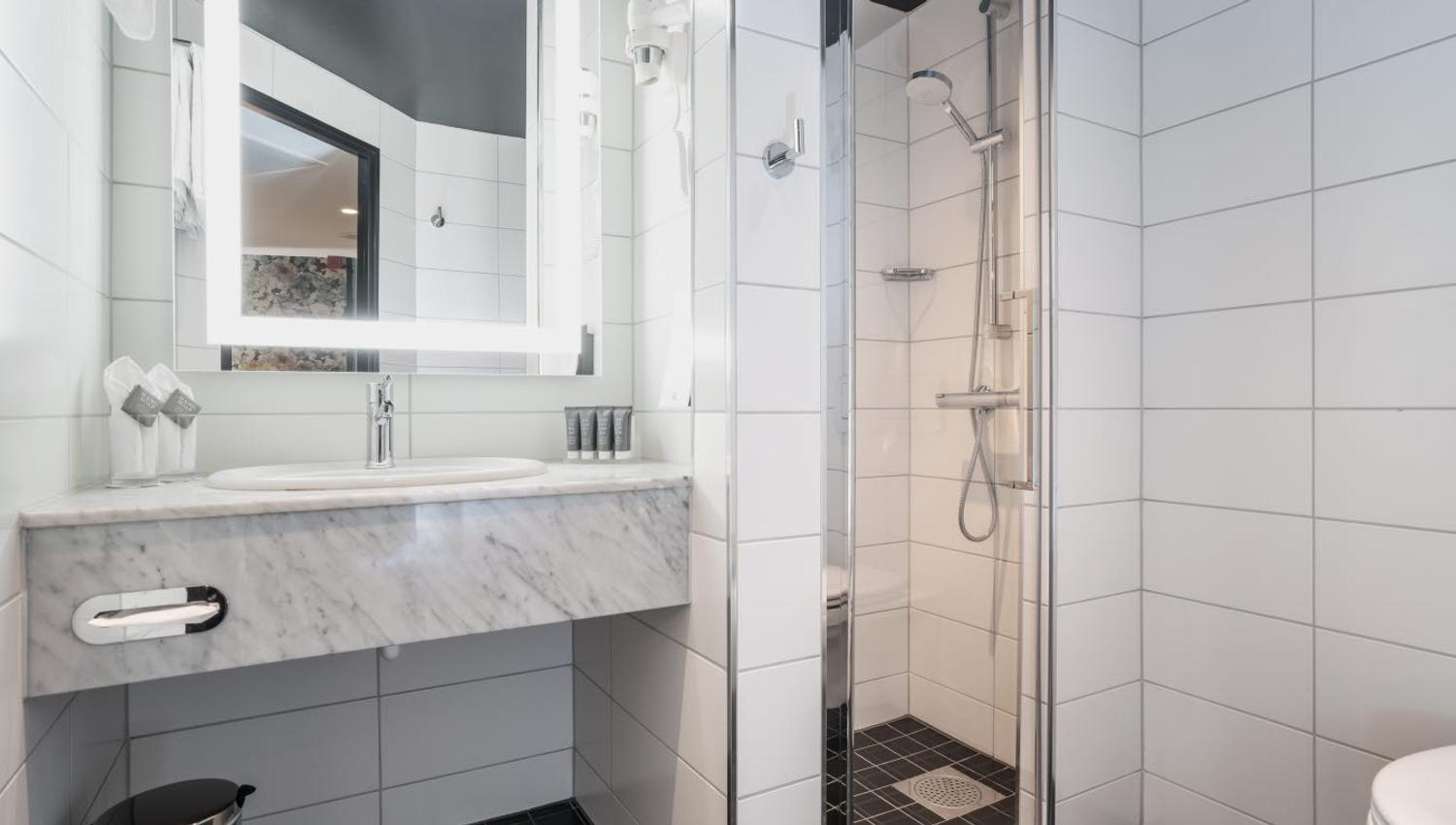 bathroom with shower
