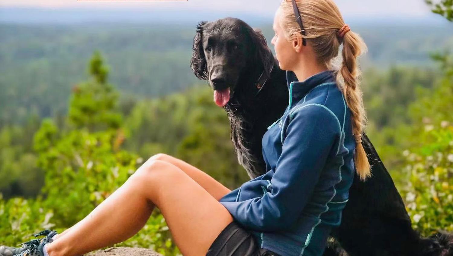 Ingunn and dog Nero