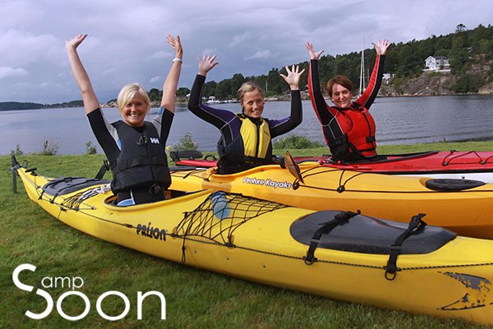 CampSoon med kajak på Oslofjorden