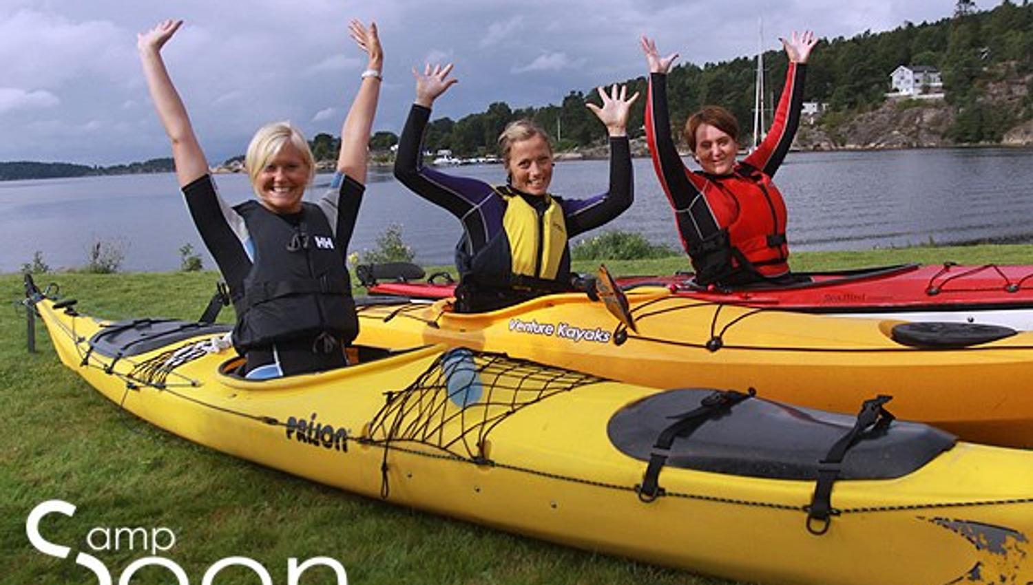 CampSoon med kajak på Oslofjorden