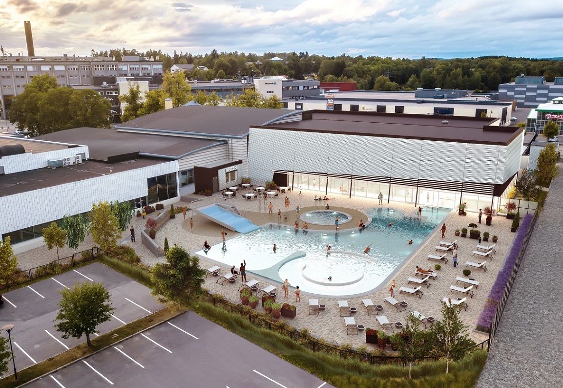 Østfoldbadet utendørsbasseng