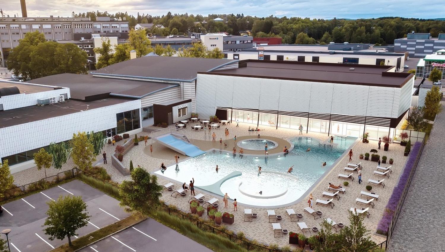 Østfoldbadet utendørsbasseng