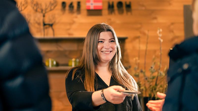 resepsjon på Gaustablikk Fjellresort