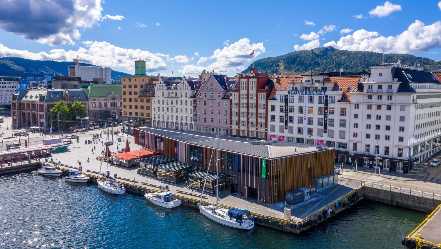 Fisketorget og Mathallen i Bergen