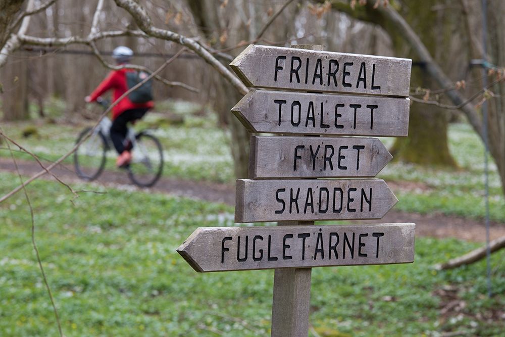 Skilt på Jomfruland